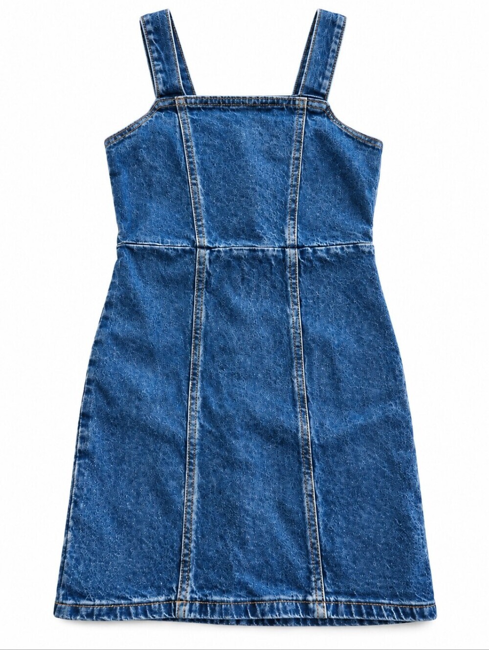 Girls Blue Denim Dress - Size 7/8